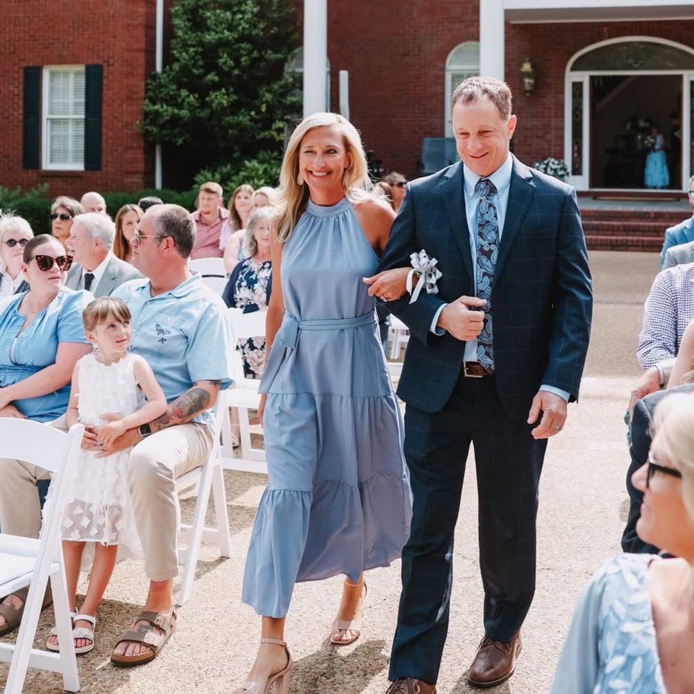 Source Unknown Blue Maxi Dress